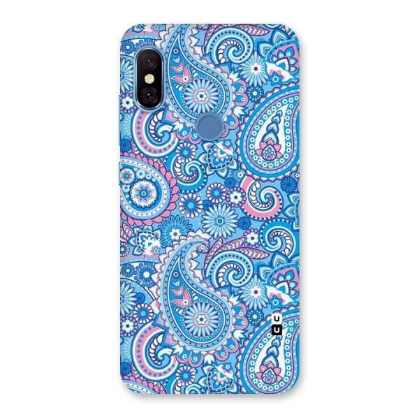 Artistic Blue Art Back Case for Redmi Note 6 Pro