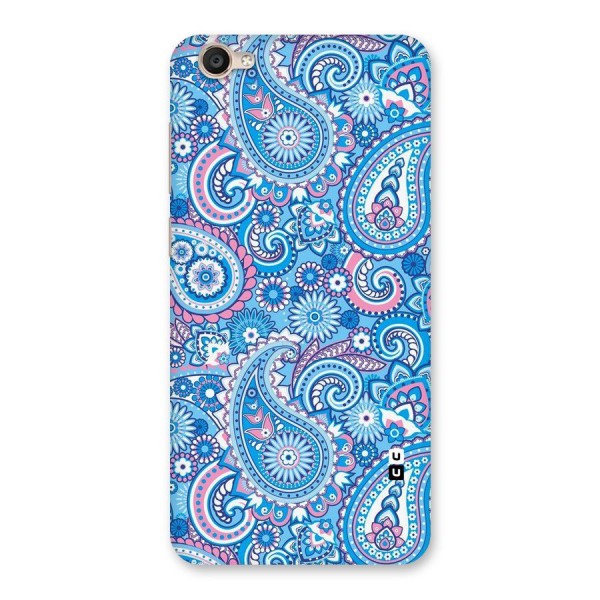 Artistic Blue Art Back Case for Vivo Y55s