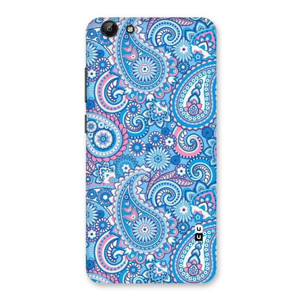 Artistic Blue Art Back Case for Vivo Y69