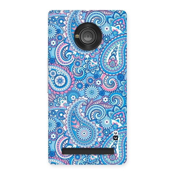 Artistic Blue Art Back Case for Yu Yuphoria