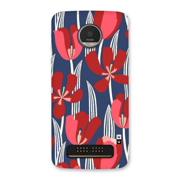 Artistic Tulips Back Case for Moto Z Play