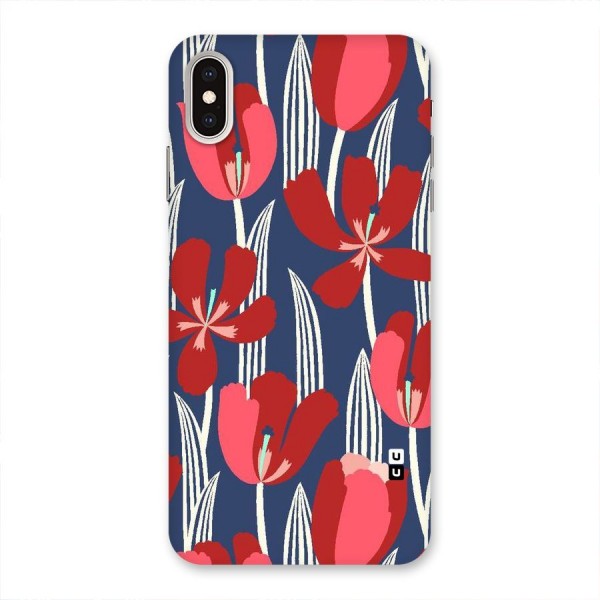 Artistic Tulips Back Case for iPhone XS Max