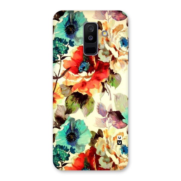 Artsy Bloom Flower Back Case for Galaxy A6 Plus