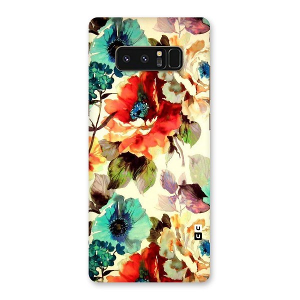 Artsy Bloom Flower Back Case for Galaxy Note 8