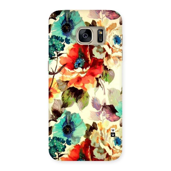 Artsy Bloom Flower Back Case for Galaxy S7