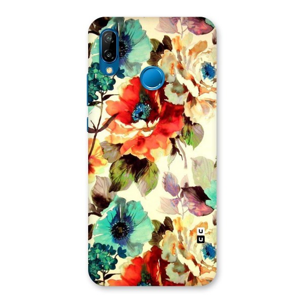 Artsy Bloom Flower Back Case for Huawei P20 Lite