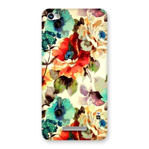 Artsy Bloom Flower Back Case for Micromax Hue 2