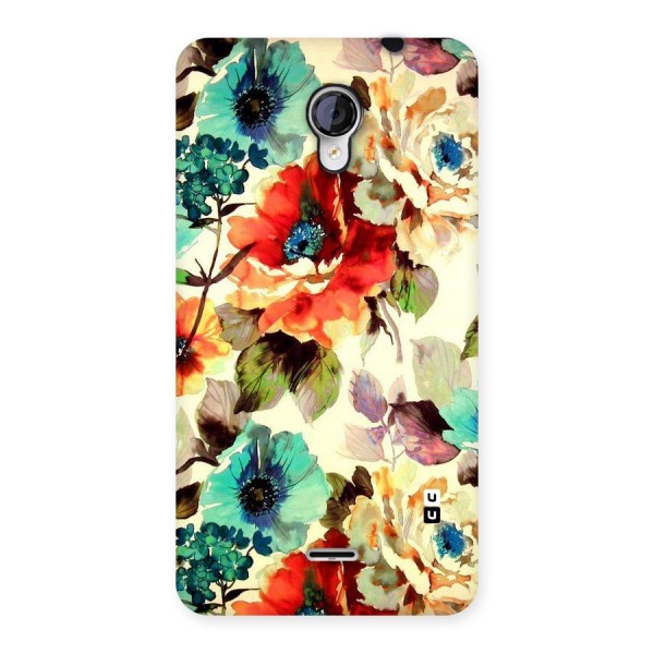 Artsy Bloom Flower Back Case for Micromax Unite 2 A106