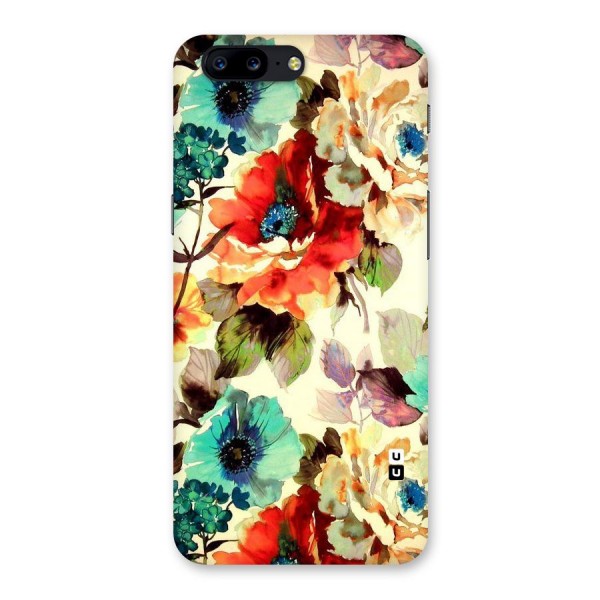 Artsy Bloom Flower Back Case for OnePlus 5