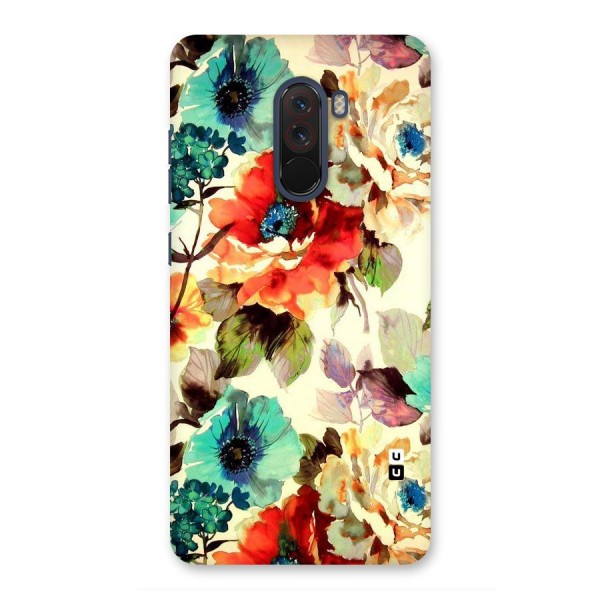 Artsy Bloom Flower Back Case for Poco F1