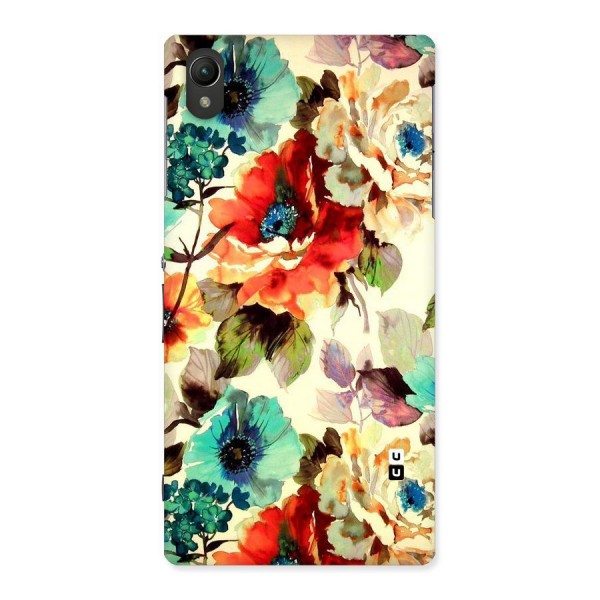 Artsy Bloom Flower Back Case for Sony Xperia Z1