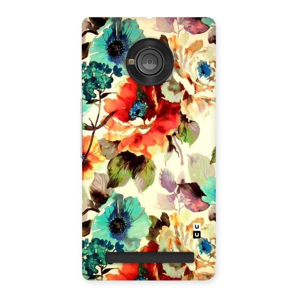 Artsy Bloom Flower Back Case for Yu Yuphoria