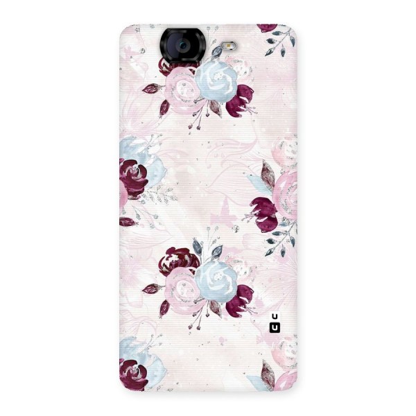 Artsy Florasy Back Case for Canvas Knight A350