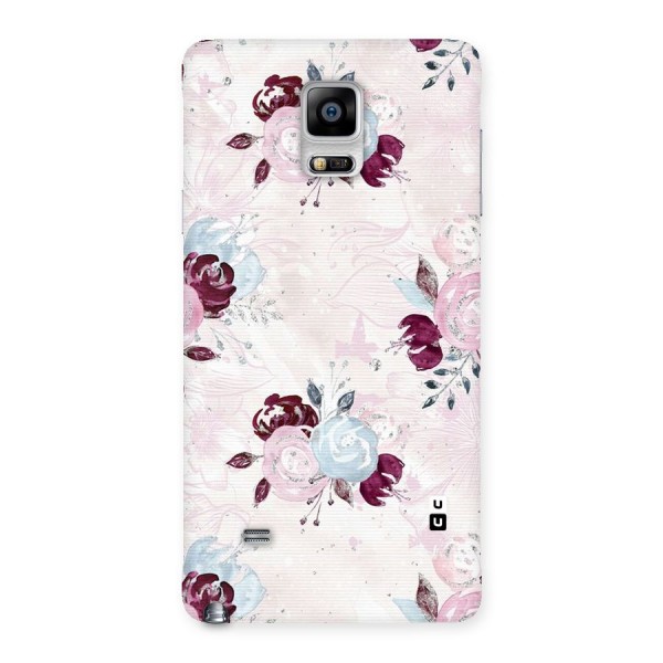 Artsy Florasy Back Case for Galaxy Note 4