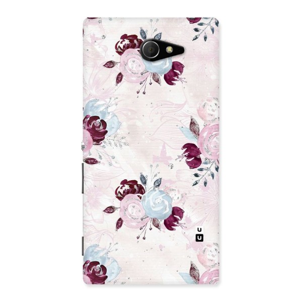 Artsy Florasy Back Case for Sony Xperia M2