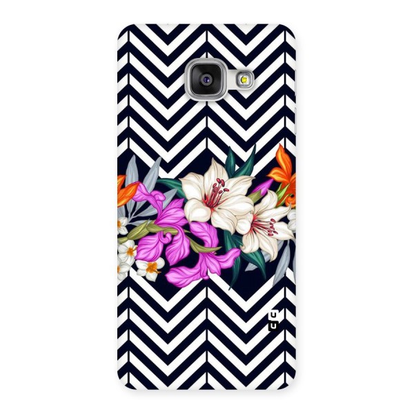 Artsy ZigZag Floral Back Case for Galaxy A3 2016