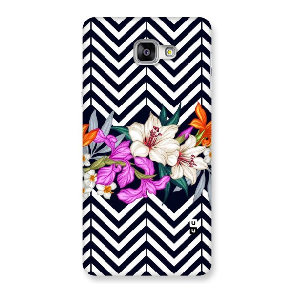 Artsy ZigZag Floral Back Case for Galaxy A9