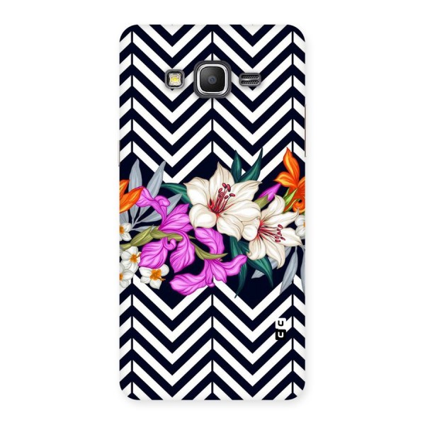 Artsy ZigZag Floral Back Case for Galaxy Grand Prime