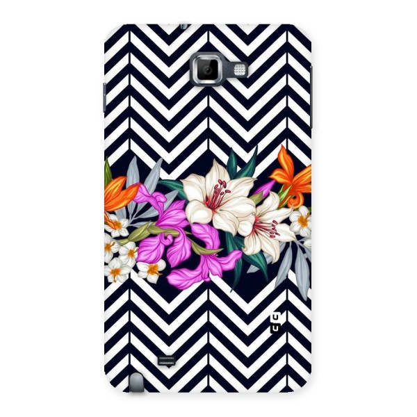 Artsy ZigZag Floral Back Case for Galaxy Note