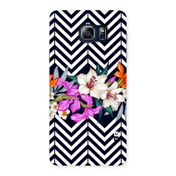 Artsy ZigZag Floral Back Case for Galaxy Note 5