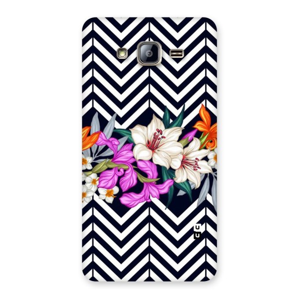 Artsy ZigZag Floral Back Case for Galaxy On5