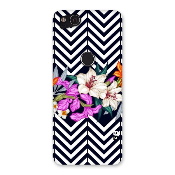 Artsy ZigZag Floral Back Case for Google Pixel 2