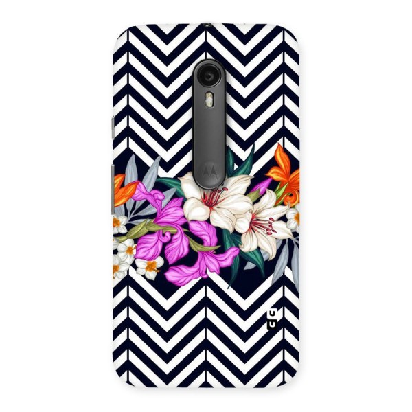 Artsy ZigZag Floral Back Case for Moto G3