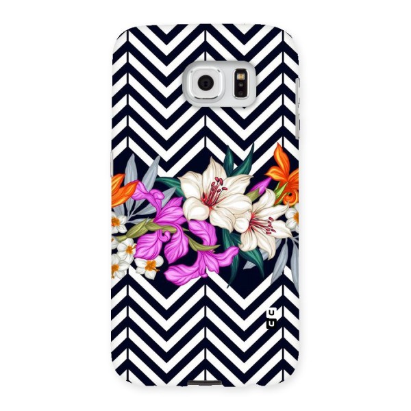 Artsy ZigZag Floral Back Case for Samsung Galaxy S6