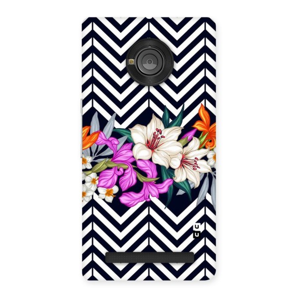 Artsy ZigZag Floral Back Case for Yu Yuphoria