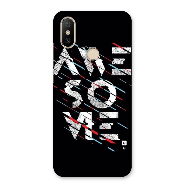 Awesome Me Back Case for Mi A2