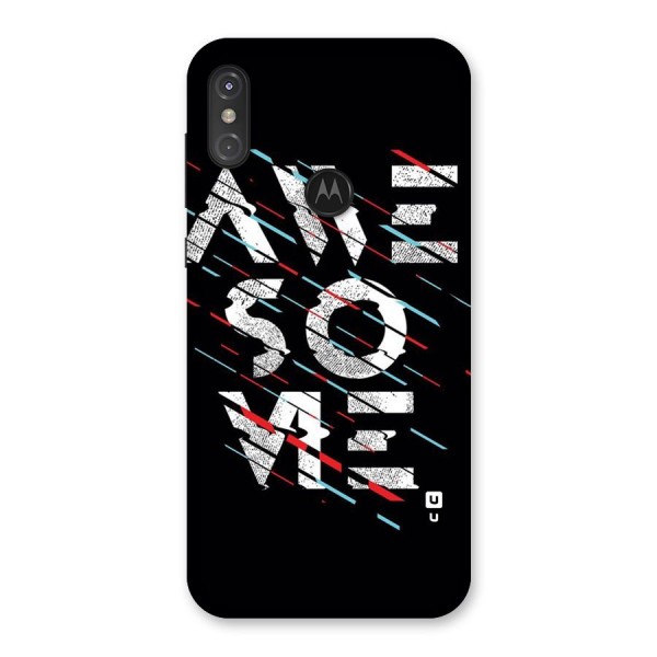 Awesome Me Back Case for Motorola One Power