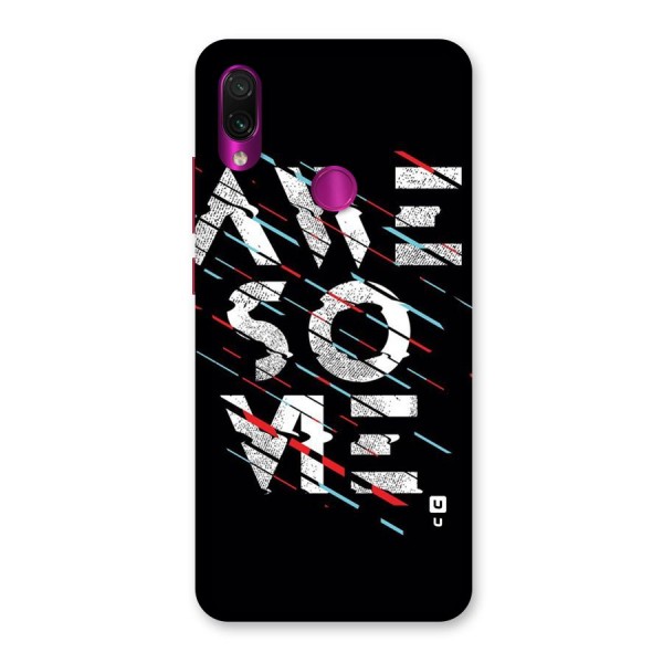 Awesome Me Back Case for Redmi Note 7 Pro