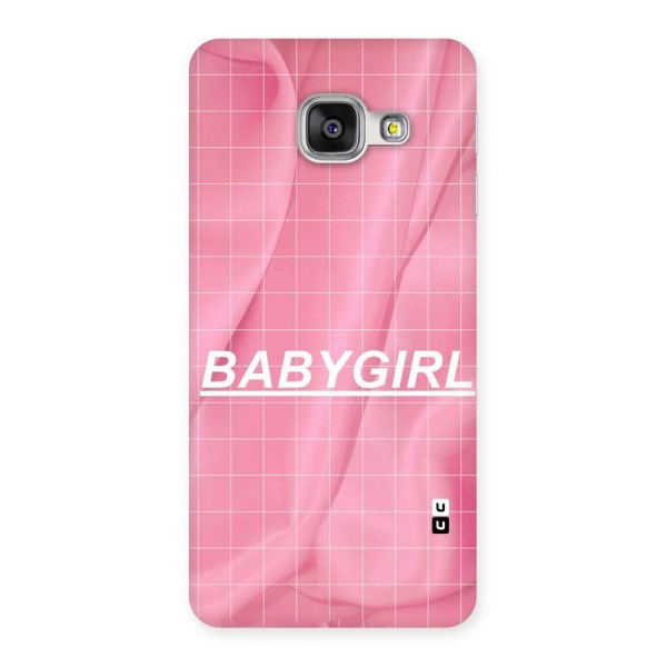 Baby Girl Check Back Case for Galaxy A3 2016