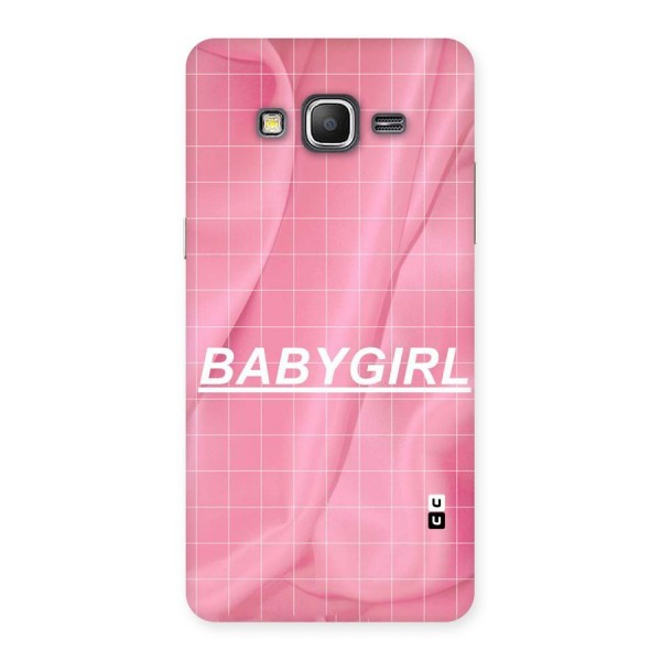 Baby Girl Check Back Case for Galaxy Grand Prime