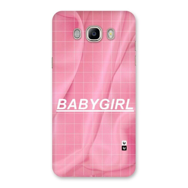 Baby Girl Check Back Case for Galaxy On8