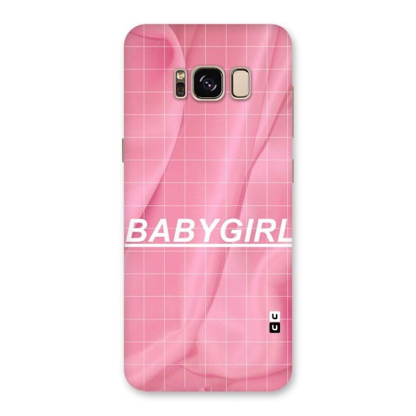 Baby Girl Check Back Case for Galaxy S8