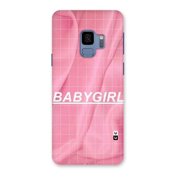 Baby Girl Check Back Case for Galaxy S9