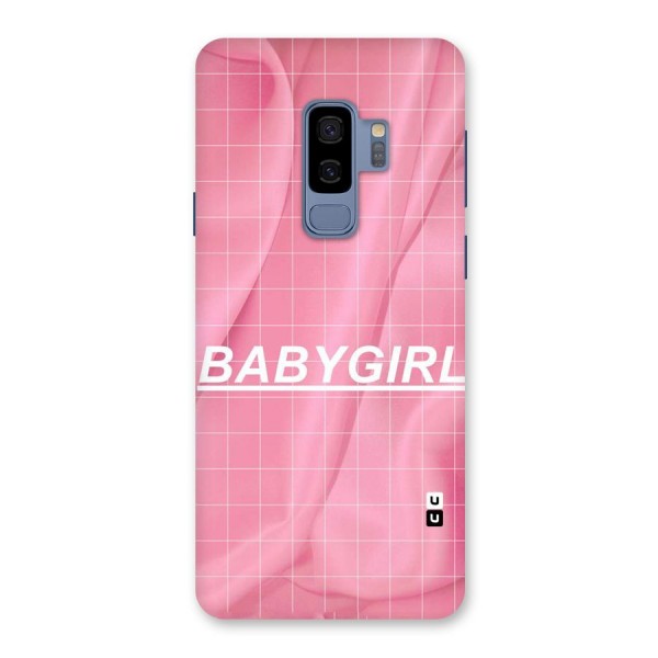 Baby Girl Check Back Case for Galaxy S9 Plus