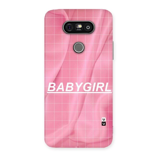 Baby Girl Check Back Case for LG G5