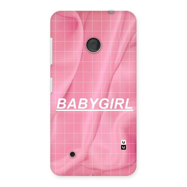 Baby Girl Check Back Case for Lumia 530