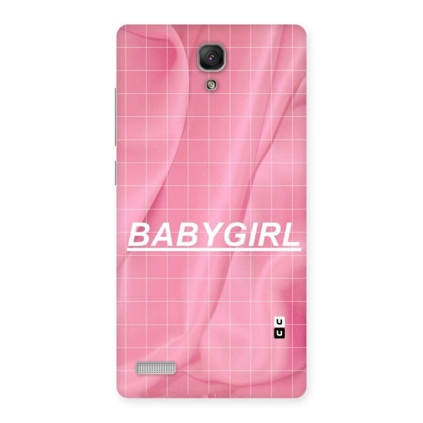 Baby Girl Check Back Case for Redmi Note