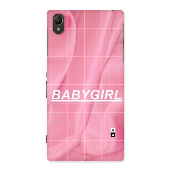 Baby Girl Check Back Case for Sony Xperia Z1