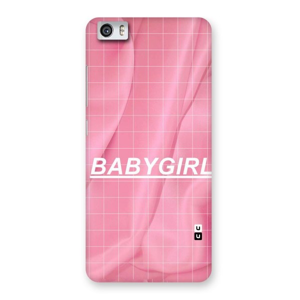 Baby Girl Check Back Case for Xiaomi Redmi Mi5