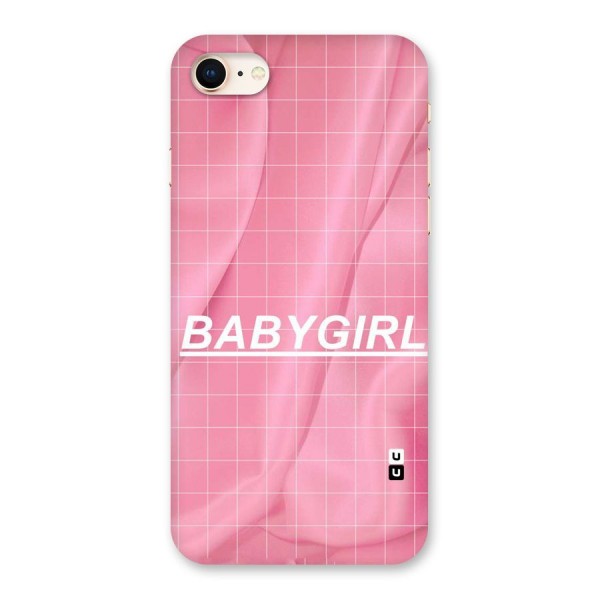 Baby Girl Check Back Case for iPhone 8