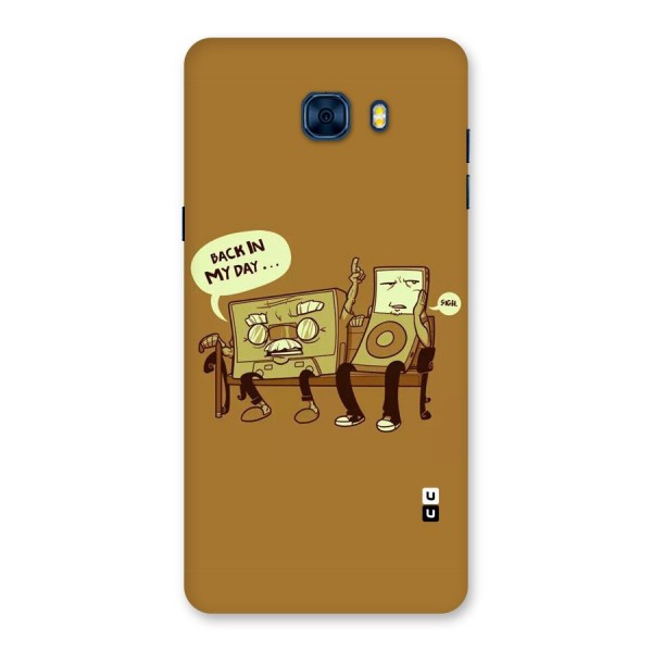 Back In Day Casette Back Case for Galaxy C7 Pro