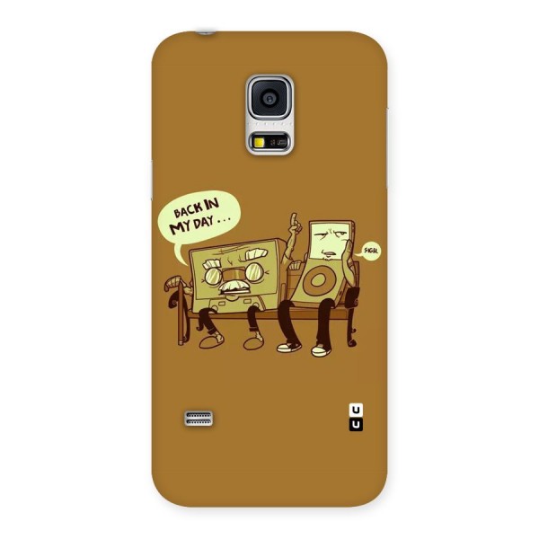 Back In Day Casette Back Case for Galaxy S5 Mini