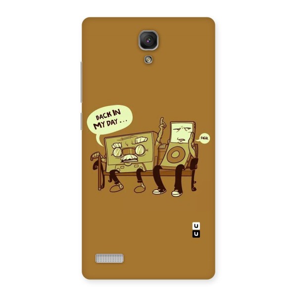 Back In Day Casette Back Case for Redmi Note