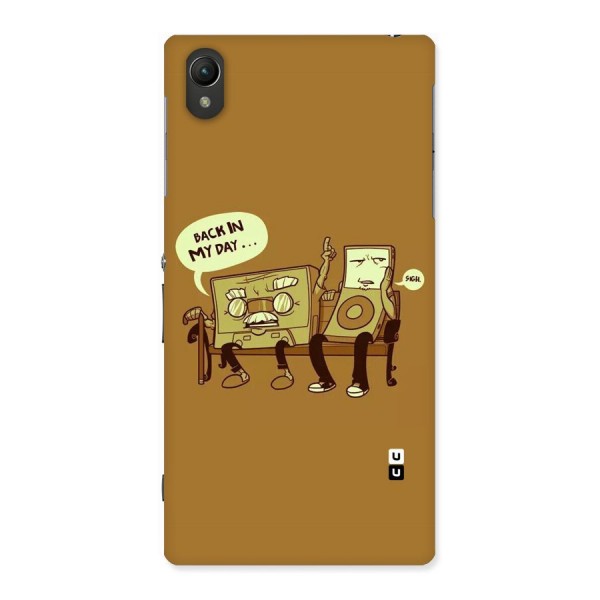 Back In Day Casette Back Case for Sony Xperia Z1