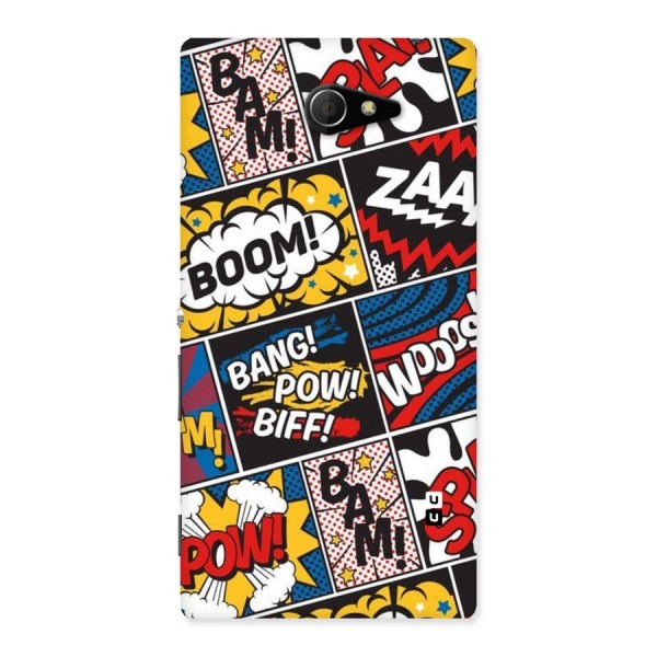 Bam Pattern Back Case for Sony Xperia M2