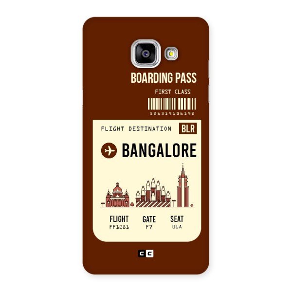 Bangalore Boarding Pass Back Case for Galaxy A5 2016